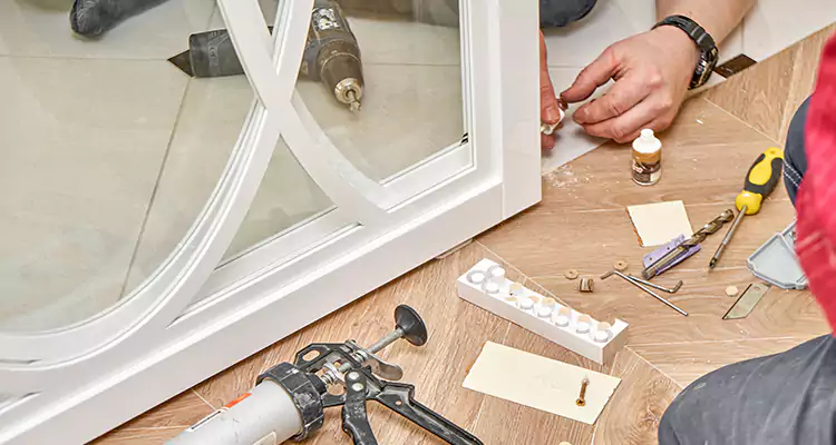 Interior Patio Door Casing Repair in Buenaventura Lakes, FL