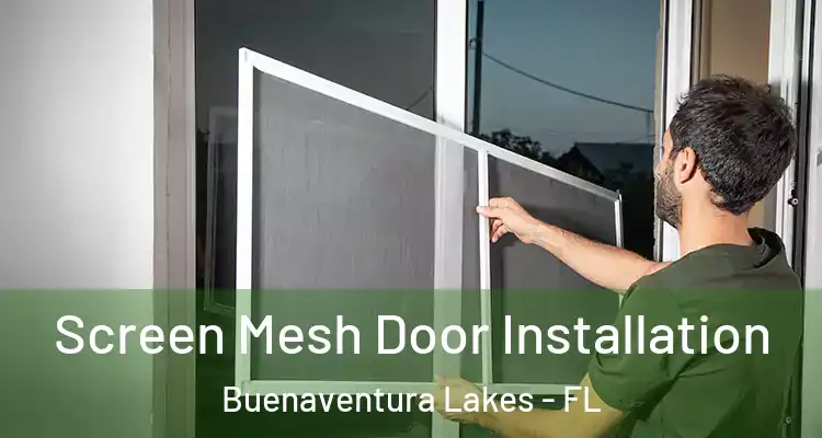  Screen Mesh Door Installation Buenaventura Lakes - FL